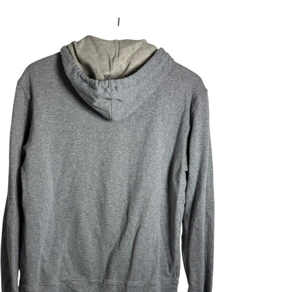 Isaia Napoli gray color block mens hoodie sweatshirt size XXL doubleface jersey - Picture 4 of 9